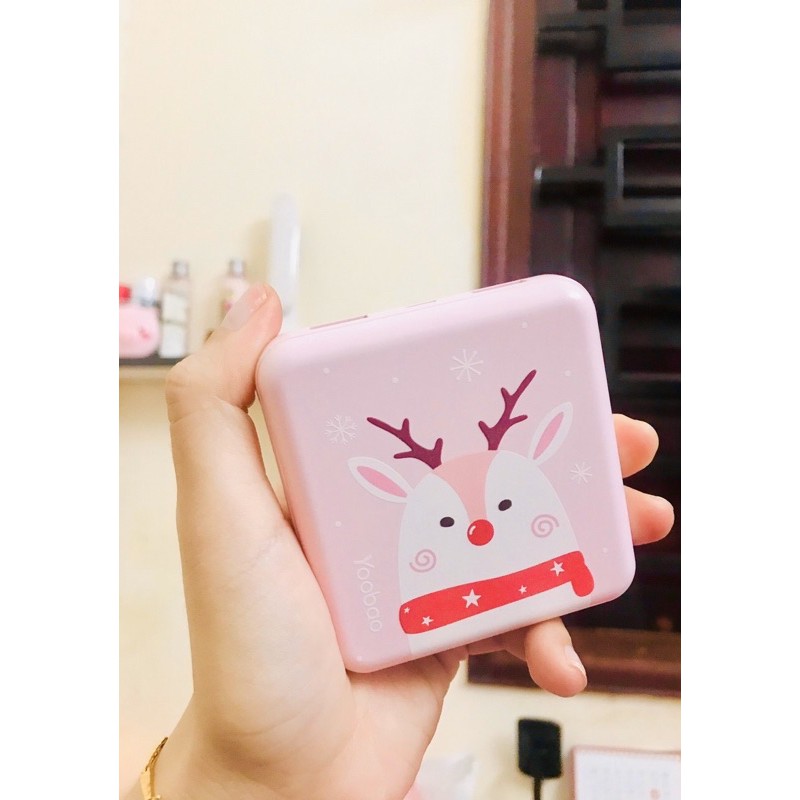 Sạc dự phòng Yoobao phiên bản Noel con tuần lộc 10000mah