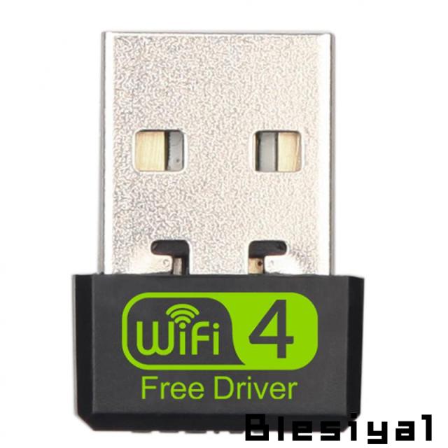 (Mới) Bộ chuyển đổi mạng WiFi không dây 2.4G 802.11 b/g/n LAN USB đen