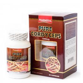 (Cam Kết Hàng Chính Hãng Giấy Tờ Đầy Đủ)PHARMEKAL Viên Uống Đông Trùng Hạ Thảo Pharmekal Pure Cordyceps 60Viên