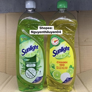 Nước rửa chén bát Sunlight Chanh100 chai 750g