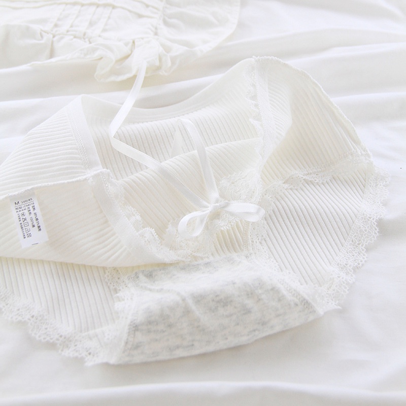 Quần lót nữ cotton co dãn 4 chiều trắng nơ C088