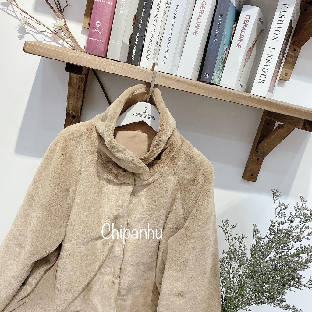 ÁO KHOÁC LÔNG❤️ ÁO KHOÁC NỮ❤️ÁO KHOÁC LÔNG THỎ 2 MẶT AK905