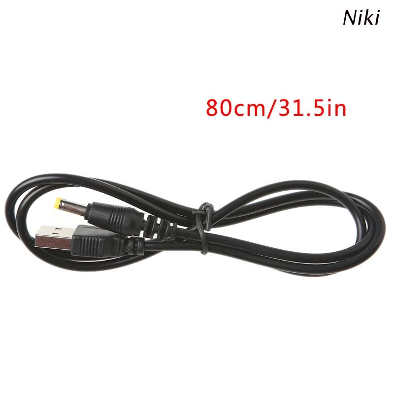 Dây cáp sạc chuyển đổi Niki USB sang 4.0x1.7mm 5V DC