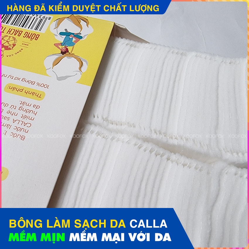 Bông tẩy trang làm sạch da Bông Bạch Tuyết Calla Mềm Mịn  - KOOFOX