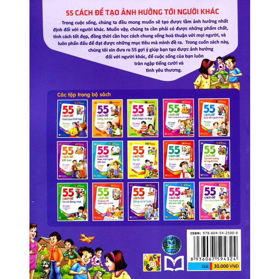 Sách: 55 Cách ĐỂ Tạo ảnh Hưởng Tới Người Khác | BigBuy360 - bigbuy360.vn