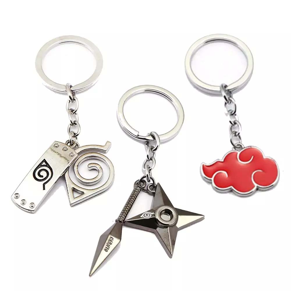Móc khóa nhân vật phim hoạt hình Naruto sáng tạo