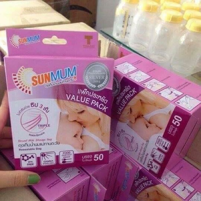 100 túi trữ sữa Sunmum