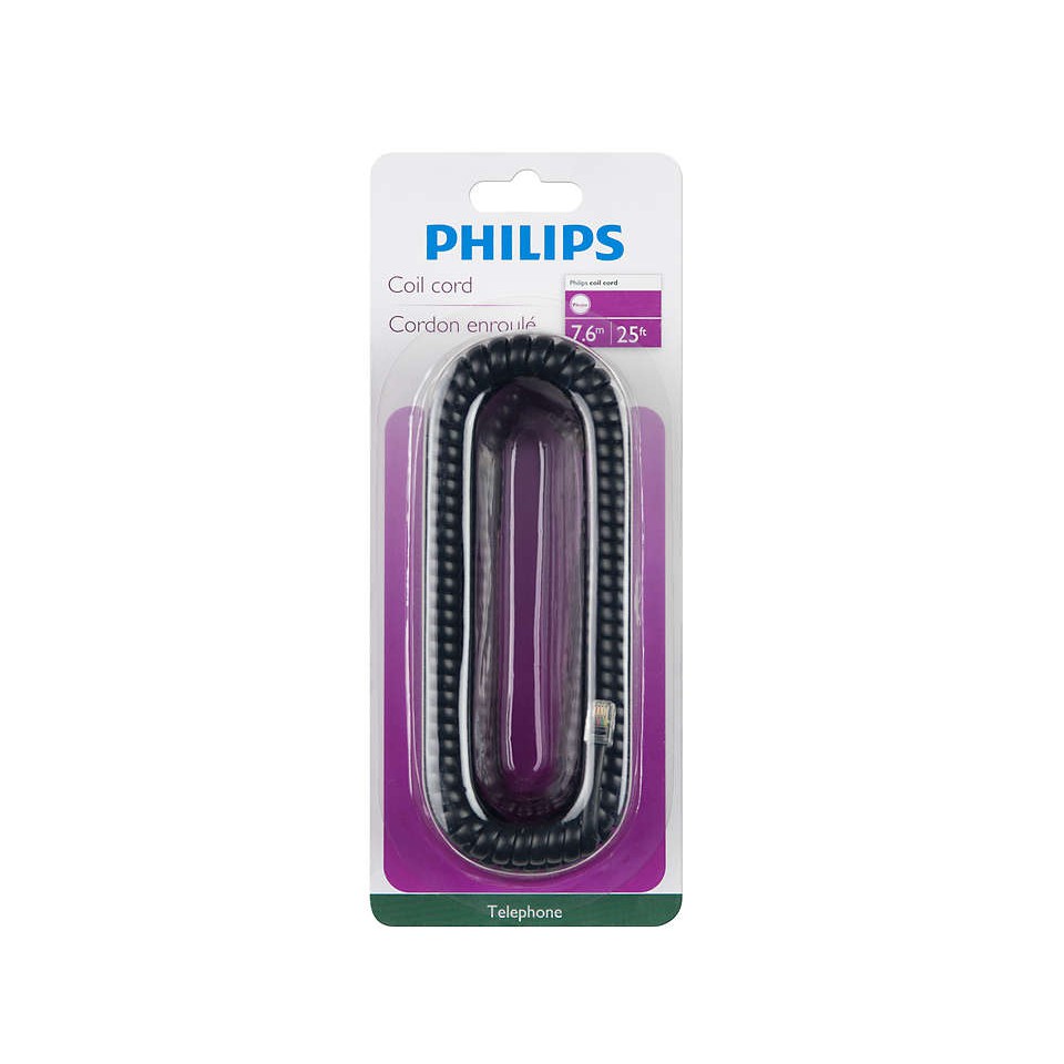 DÂY ĐIỆN THOẠI BÀN PHILIPS 7.6M SWL 4165H/37 DÂY DẸP