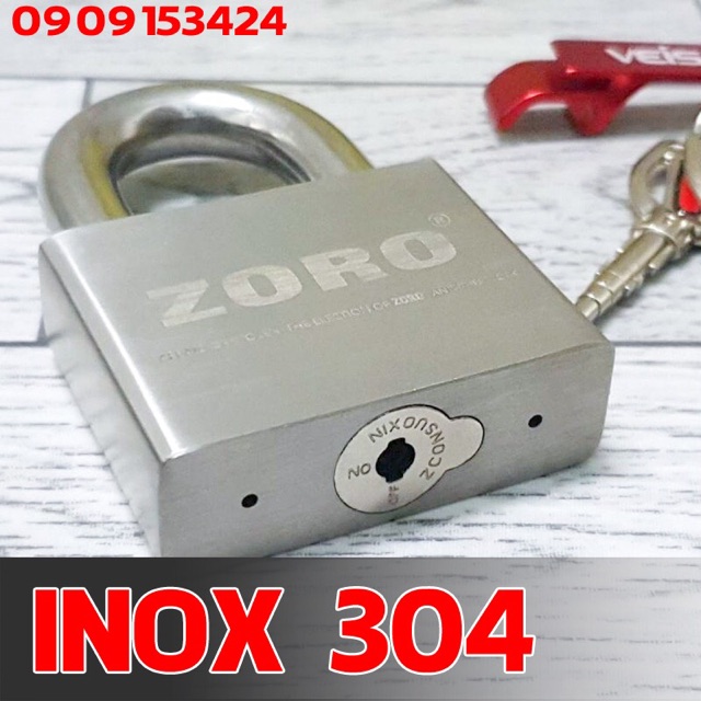 Ổ KHOÁ ZORO-INOX 304-5p