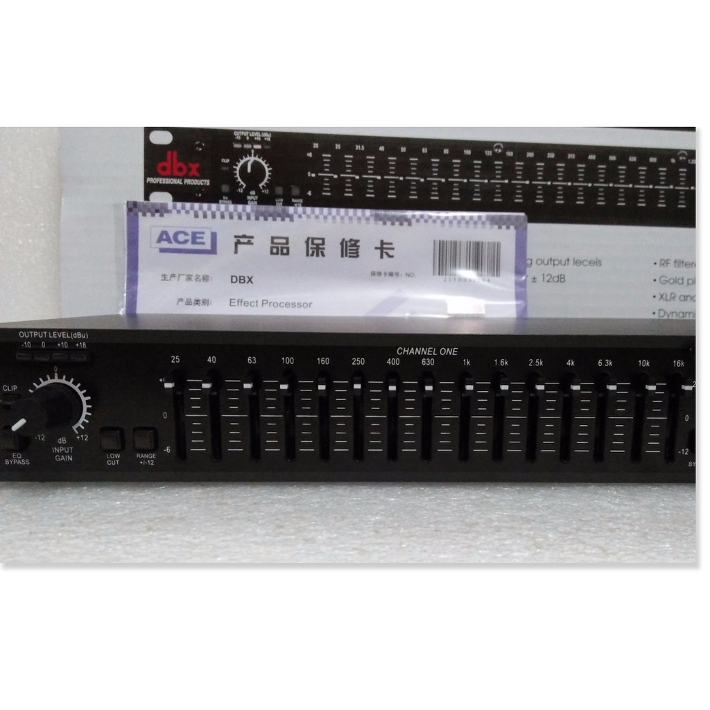 Lọc âm equalizer dbx 215 chuẩn loại 1