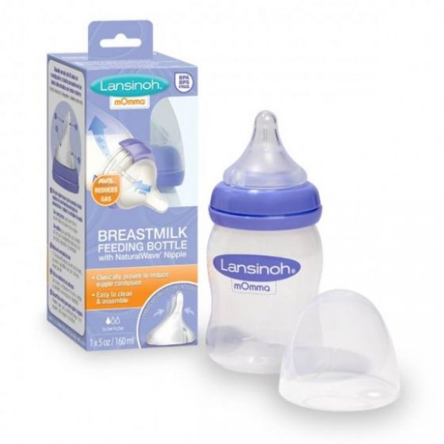 Bình sữa Lansinoh Momma 160ml -240ml