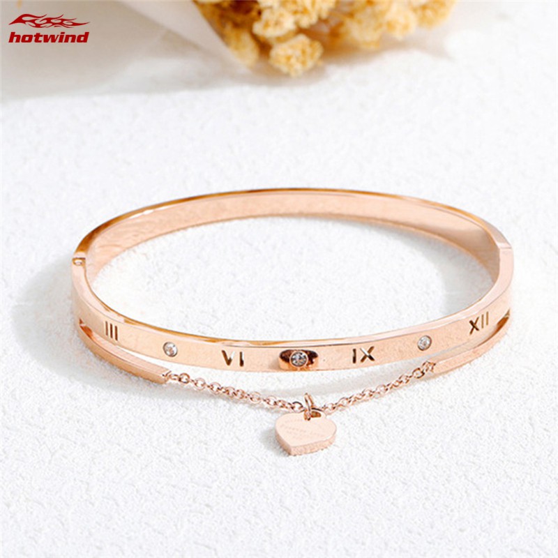 Vòng Tay Chuỗi Hạt Mặt Hình Trái Tim Thời Trang Cho Nữ