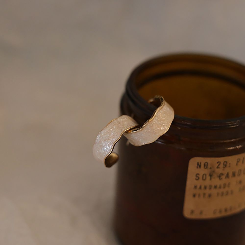 Khuyên tai hình chữ C nhiều màu thời trang Hàn Quốc cổ điển cho nữ