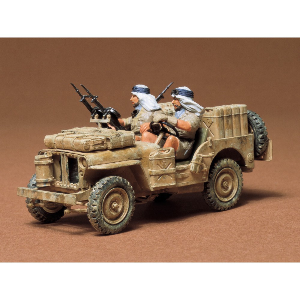 Mô hình lắp ráp quân sự Anh 1/35 SCALE British Special Air Service JEEP S.A.S 35033  - GDC