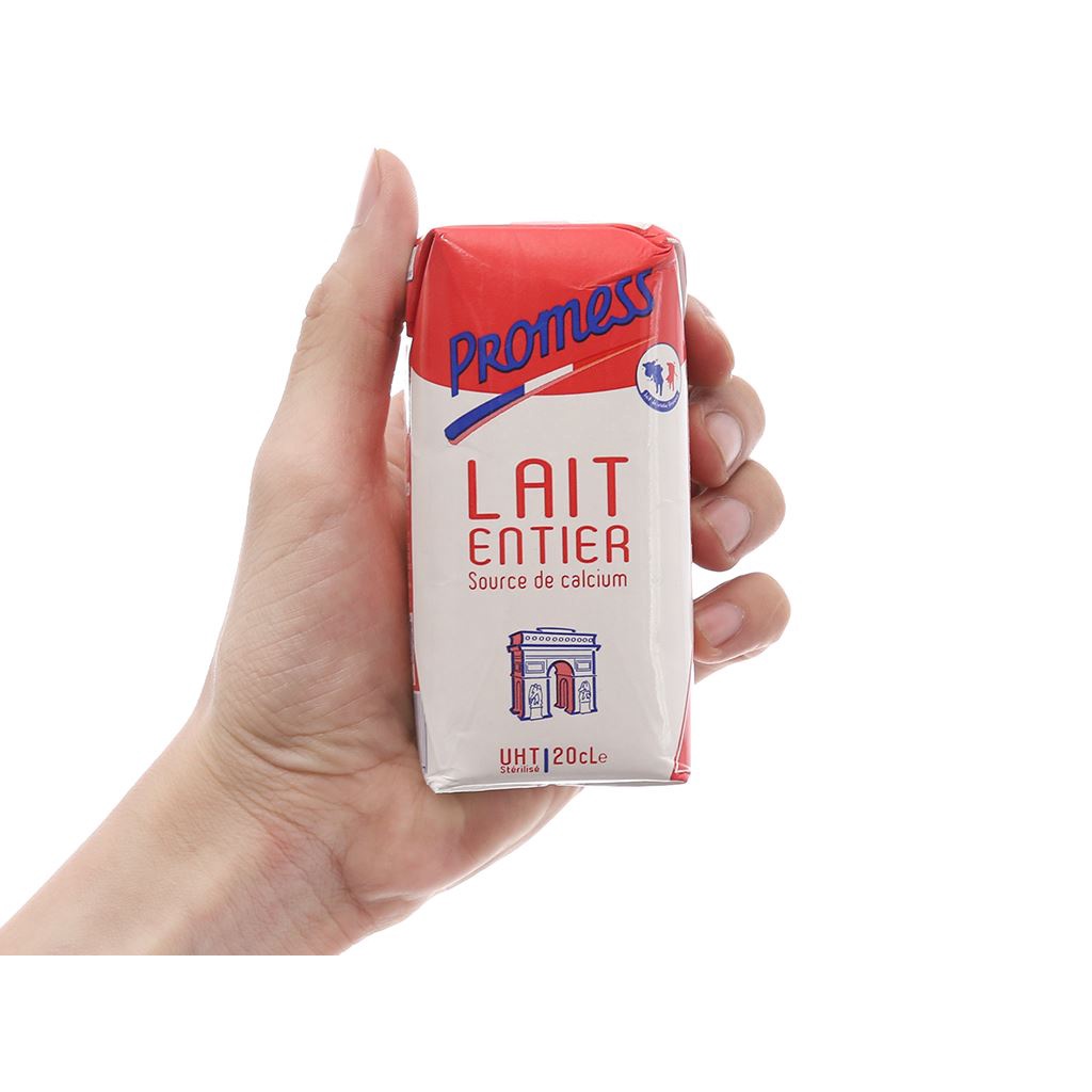 Sữa Tươi Nguyên Kem Promess 200ml - Nhập Khẩu Pháp - Date mới