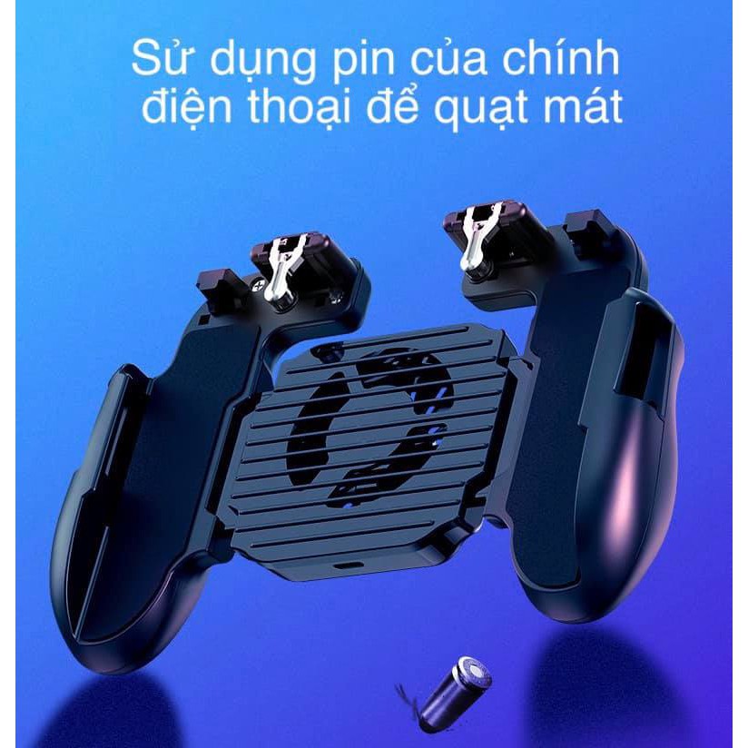 Tay cầm chơi PUBG H5 tản nhiệt cho điện thoại. (Không PIN)