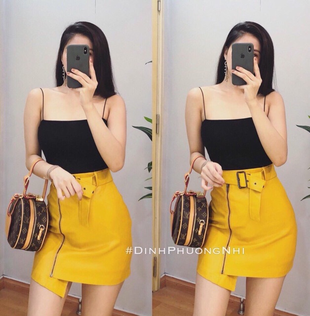 CBO KHÁCH SỈ CHÂN VÁY DA MS20988