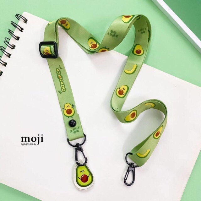 Dây đeo thẻ,đeo điện thoại hình bơ nhiều hình