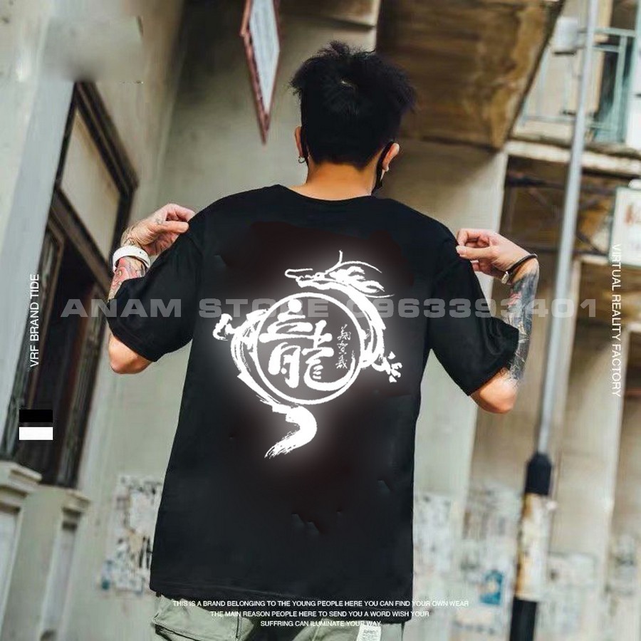 Áo thun phản quang nam nữ rồng thủy hử