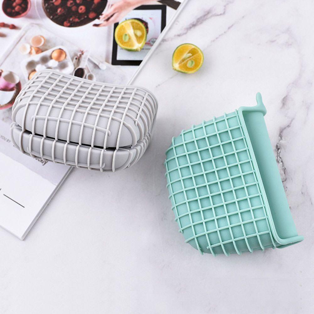 LEISURE Găng Tay Nhấc Nồi Bằng Silicone Chống Trượt Chống Bỏng