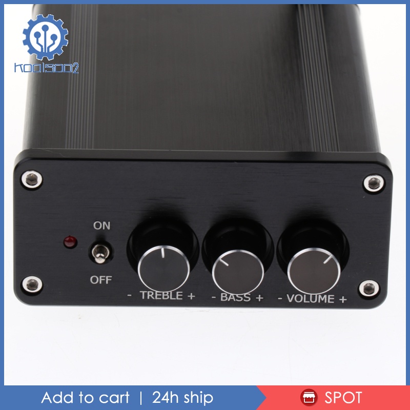 Mini Digital Bluetooth Stereo CLASS-D Power Amplifier w/ Treble Bass Control