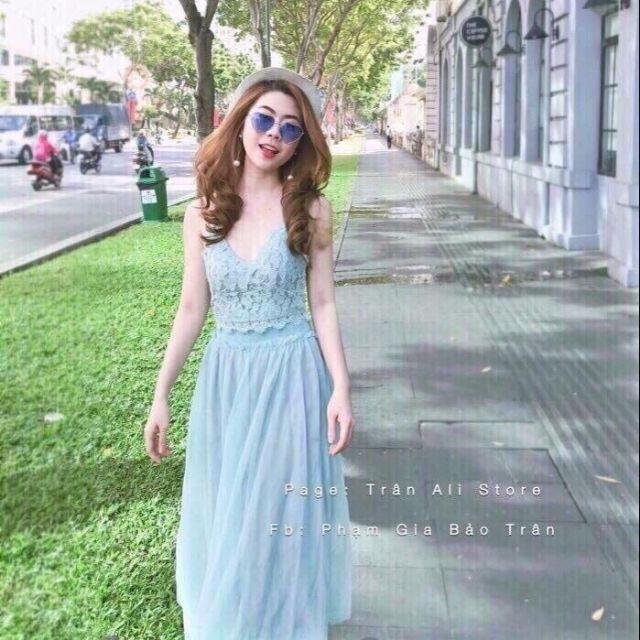Set váy maxi quảng châu