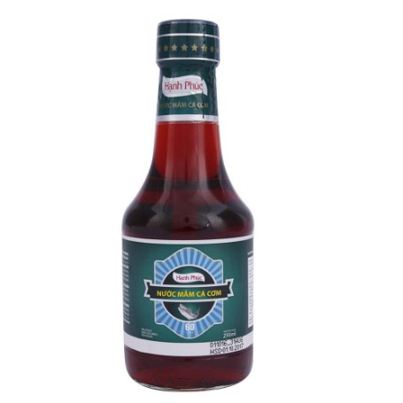 Nước Mắm Cá Cơm Hạnh Phúc 60 Độ Đạm Chai 250 ML