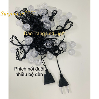 Dây Đèn Led Xài Điện Đèn Led Bóng Tròn Cherry Ball Pha Lê Trang Trí Decor