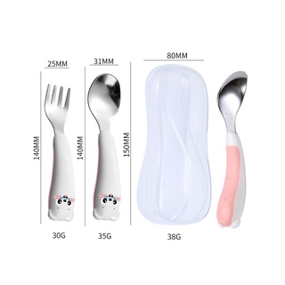 Bộ thìa dĩa tập ăn cho bé Yeahcook