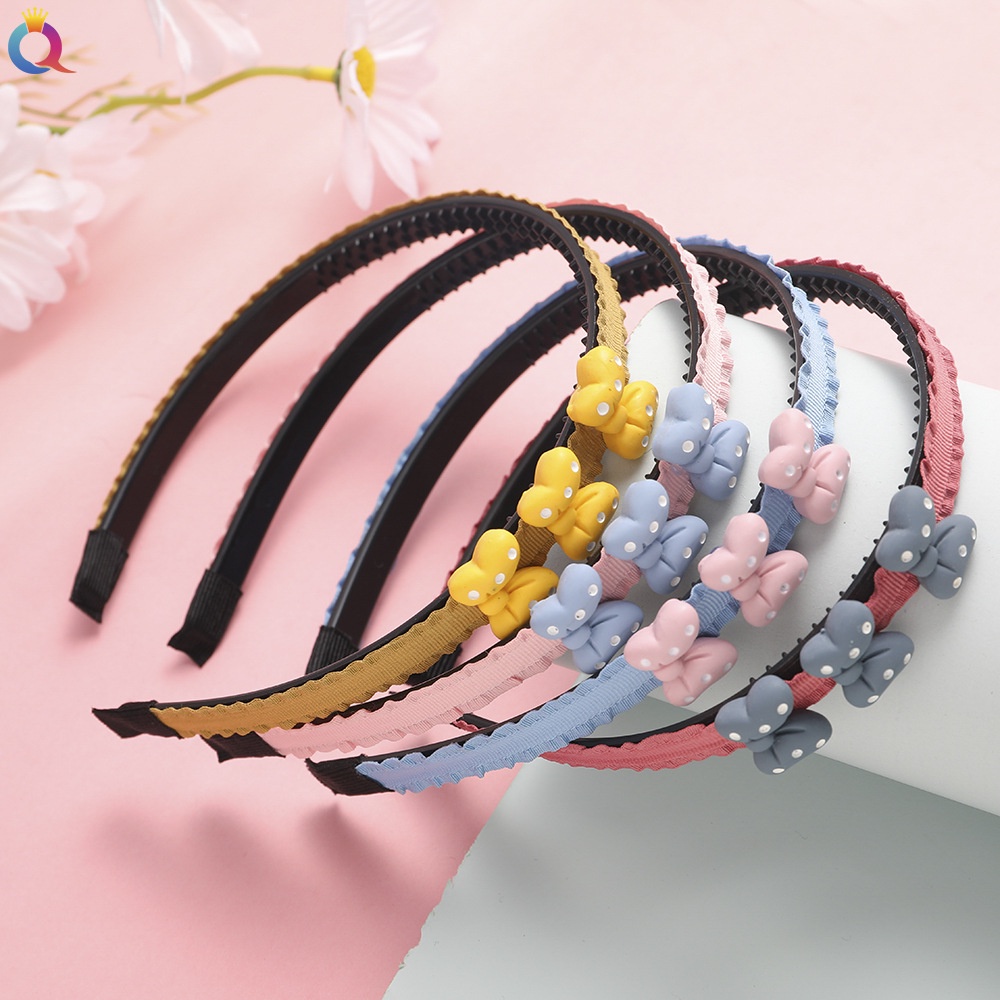 Băng Đô Cài Tóc Họa Tiết Hoạt Hình Phong Cách Hàn Quốc Đáng Yêu Cho Bé Gái A82