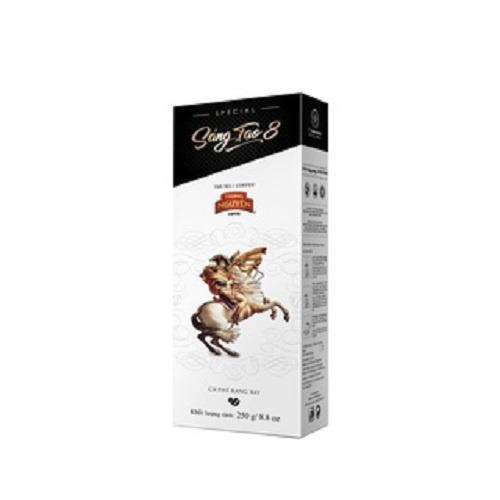 Combo 2 Cà Phê Rang Xay Sáng Tạo 8 -  Trung Nguyên Legend - Hộp 250gr (Gu mạnh, vị đậm, rất thơm, hương lâu sau uống)