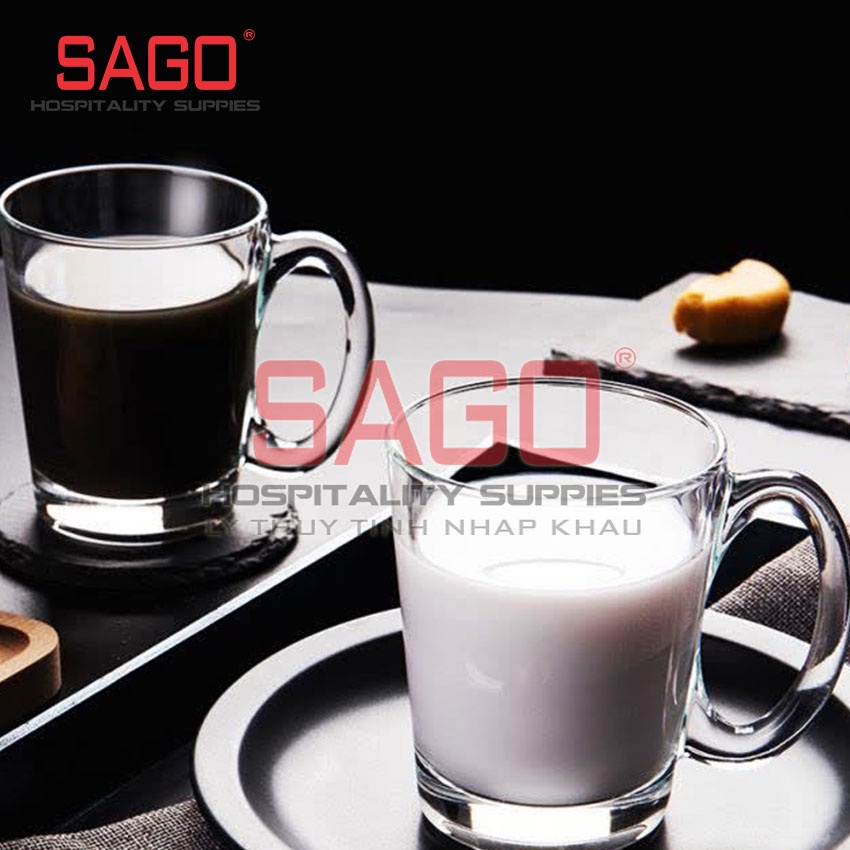 Ly Thủy Tinh Union Có Quai Nouveau Mug 305ml , Nhập Khẩu Thái Lan
