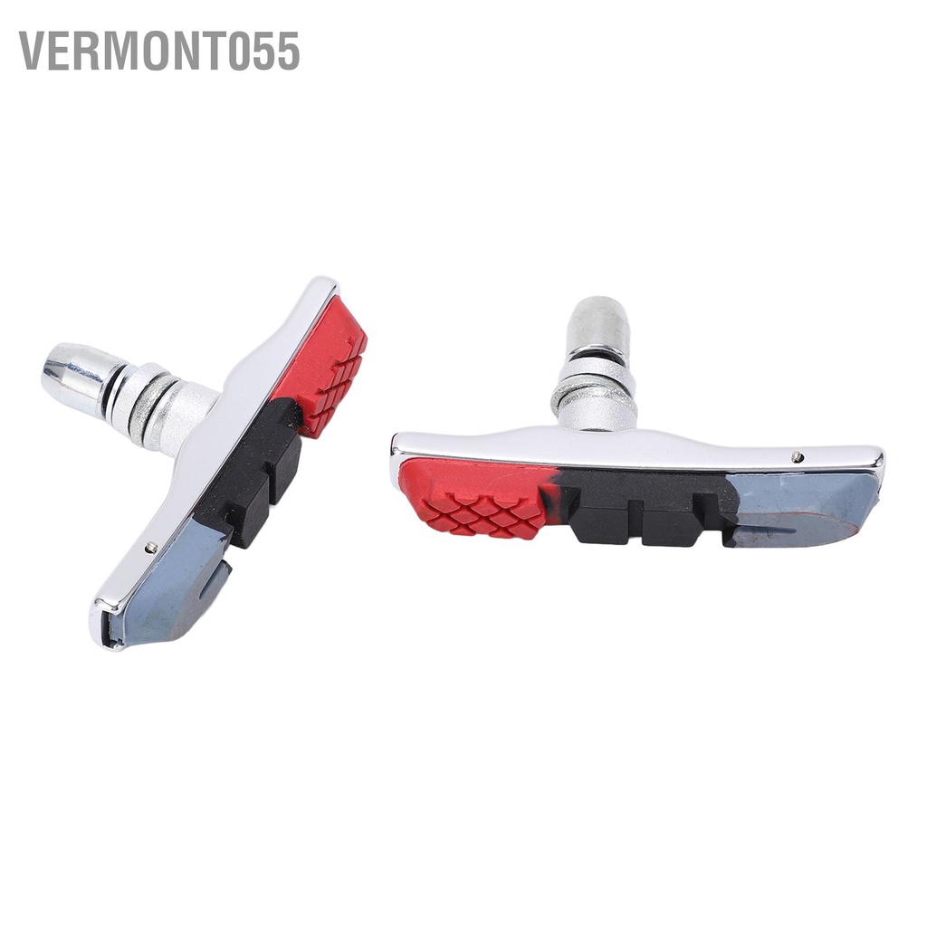 Vermont055 Miếng đệm phanh xe đạp Thay thế 73mm 3 màu Giảm tiếng ồn V cho leo núi