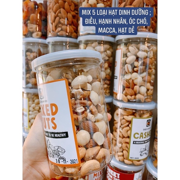 Hạt Mixed nuts 300g (5 loại hạt)