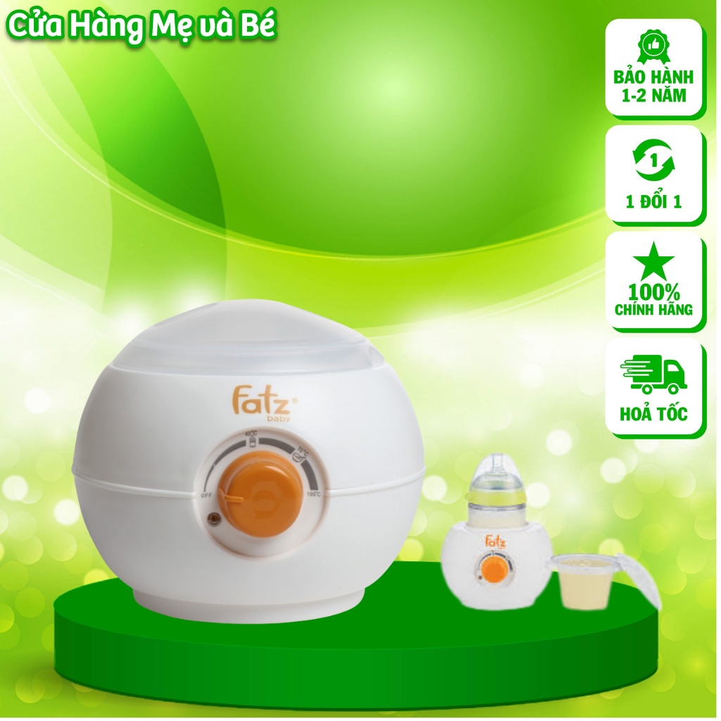 Máy hâm sữa FB3027SL và Máy hâm sữa điện tử FB3028SL FATZ BABY cho bình cổ siêu rộng