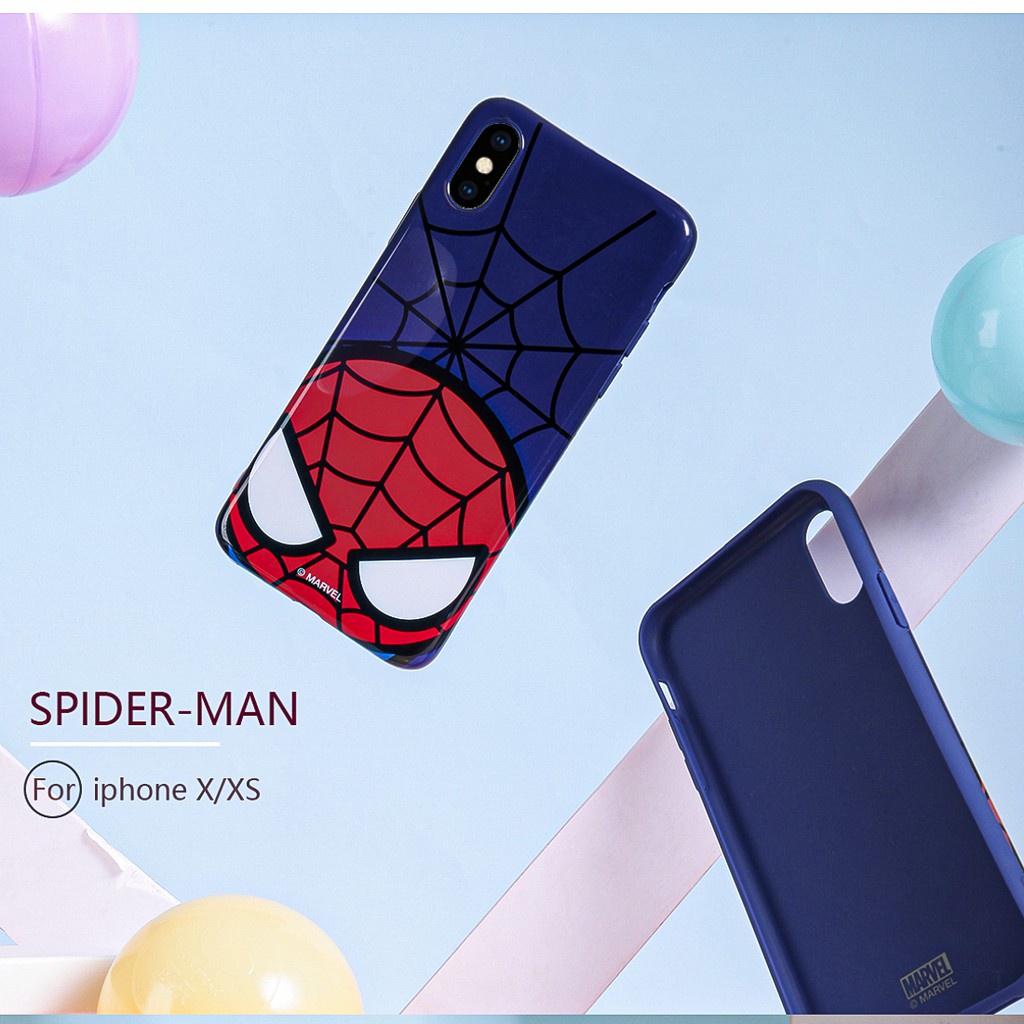 Ốp lưng điện thoại X/ Xs A Miniso in hình Marvel (Nhiều màu) :Marvel B