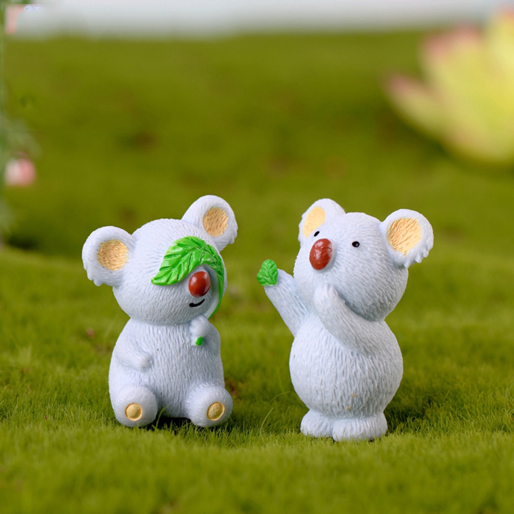 Mô hình tượng gấu koala mini trang trí tiểu cảnh dễ thương