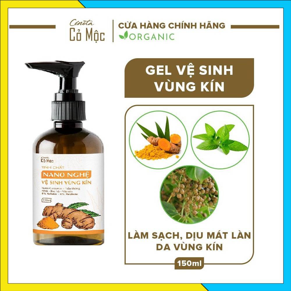 [Chính hãng] Dung dịch vệ sinh phụ nữ tinh chất Nano Nghệ Cénota 150ml giúp vùng kín sạch sâu, se khít - Mã DR40