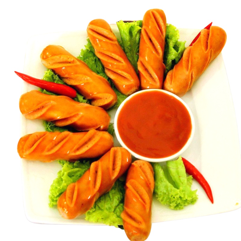Xúc Xích Wico Gói 10 Cái  500g, Của Công Ty DABACO Thương Hiệu Thực Phẩm Số 1 Việt Nam, Vệ Sinh An Toàn Thực Phẩm [HN sh