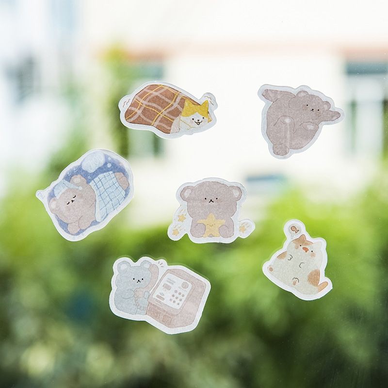 Set 45 hình dán hộp sticker trang trí