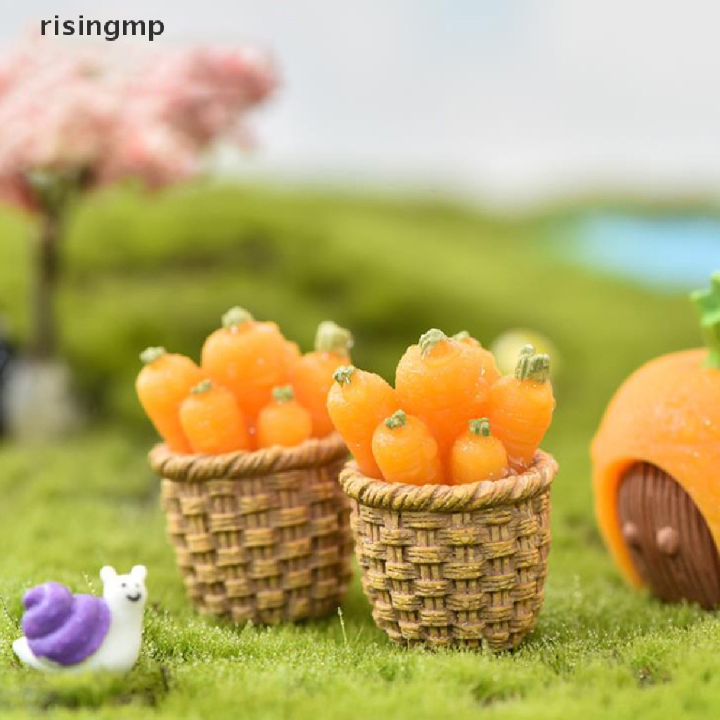 Mô Hình Thỏ Phục Sinh Mini Bằng Nhựa Resin Trang Trí Sân Vườn ♨Trên đó