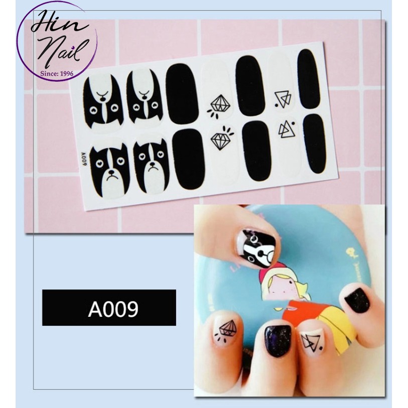 Sticker dán móng tay làm nail hoạt hình ngộ nghĩnh siêu cute