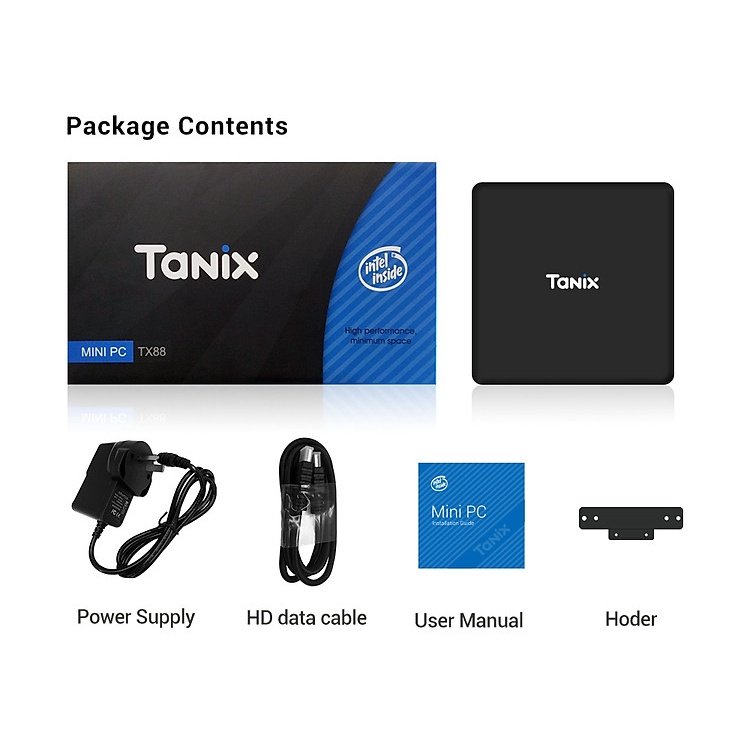 Máy vi tính để bàn Mini PC Tanix TX85 Intel Quad Core Z8350 on board,4G DDR3L on board, 64G/ Cài sẵn win10 | BigBuy360 - bigbuy360.vn