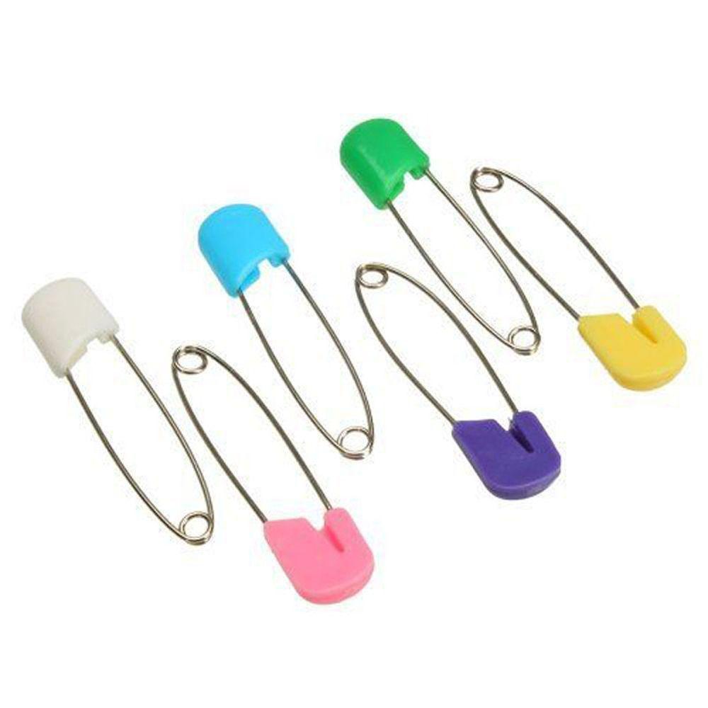 AUGUSTINA Set 50 Ghim Nhựa Nhiều Màu Sắc Dùng Để Cố Định Tã Em Bé
