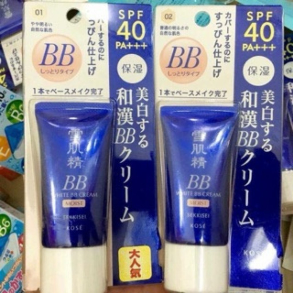 Kem nền chống nắng BB Kose Cream Sekkisei White BB Cream (30g)