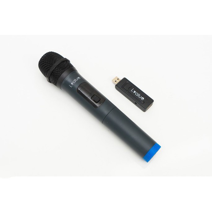 Micro karaoke Bluetooth không dây có đèn Led i.value W-18