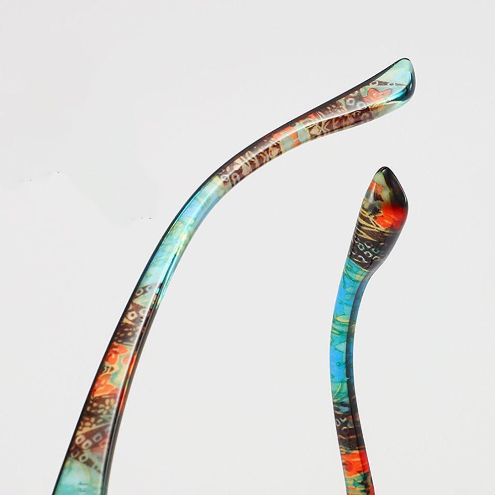 Kính Đọc Sách Chống Bức Xạ Ánh Sáng Xanh Hình Vuông Bằng Nhựa Resin Cho Nữ