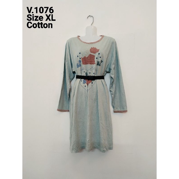 ĐẦM COTTON MẶC NHÀ