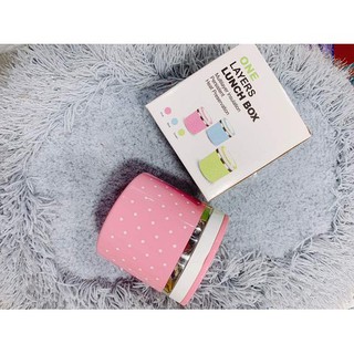 Cạp lồng giữ nhiệt chấm bi 1 tầng