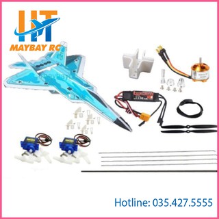 Combo máy bay F22 flat xốp dẻo bao đập sơn sẳn maybayrc